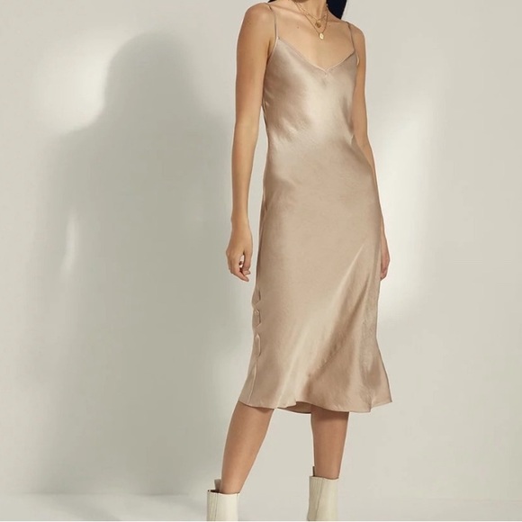 sachin and babi light blue dress Freesia Formal Dress Champagne| Beginning Boutique US